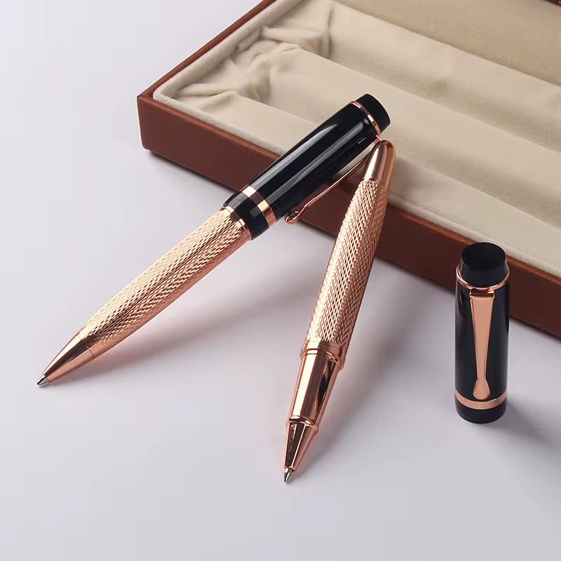 ست خودكار و روان نويس رز گلد فلزي