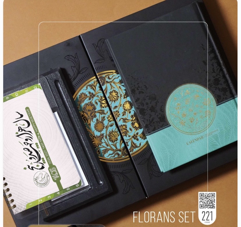 ست سالنامه رقعي و تقويم روميزي فلورانس